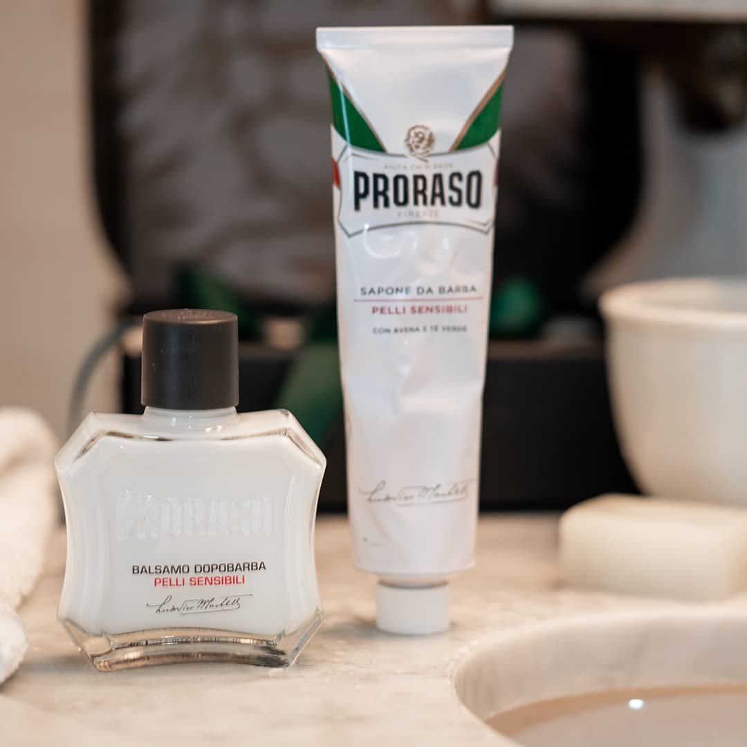 Proraso After Shave Balm for Men, Sensitive Skin Moisturizer with Oatmeal and Green Tea, 3.4 Fl Oz (Pack of 1) - Image 6