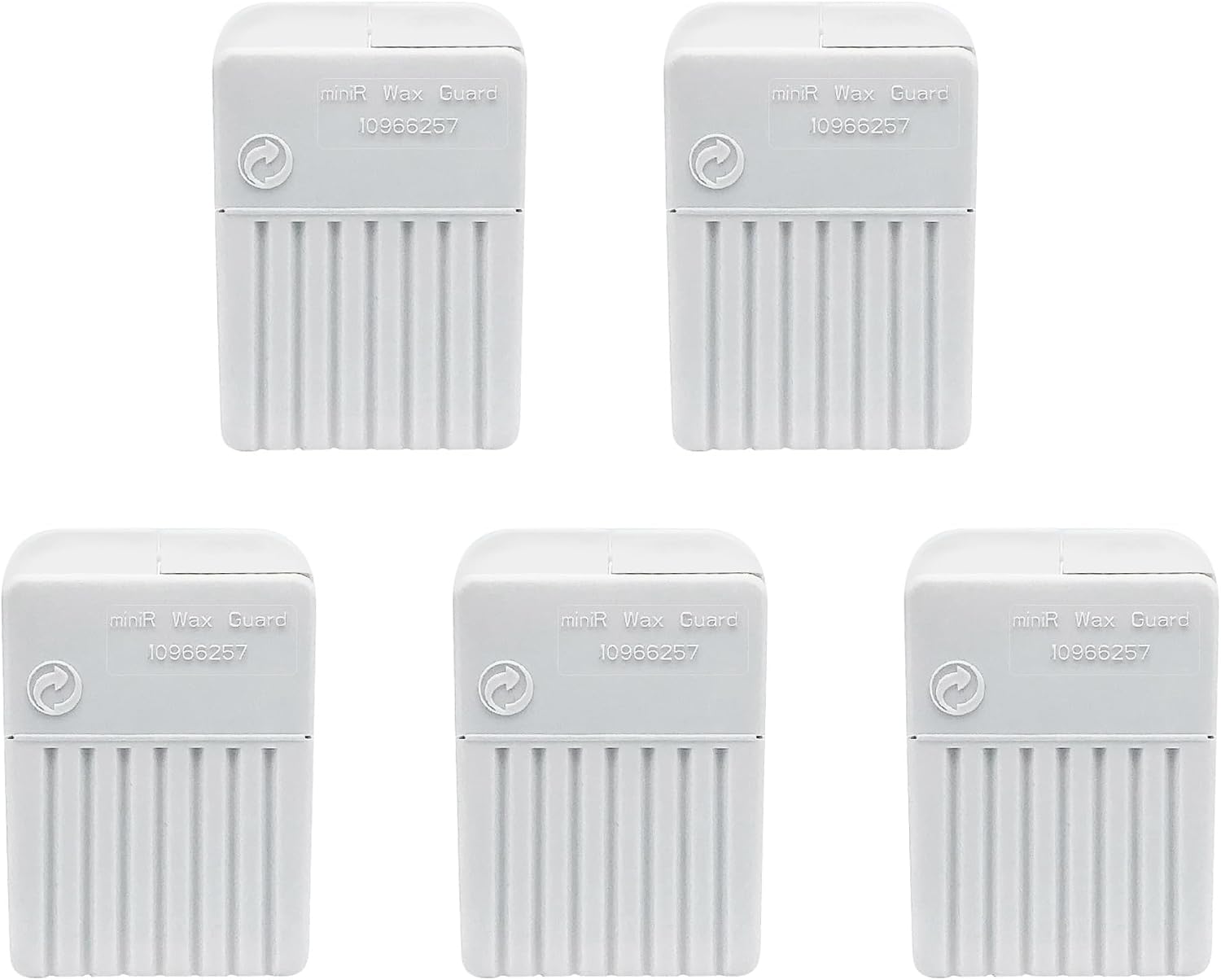 for Siemens/Signia 2.0 MiniReceiver Wax Guards Filters Hearing Aid Accessories Cerumen Stop Cleaning Tool Replacements #10966257 5-Pack/40 Filters (Sony C10 & E10 Compatible)