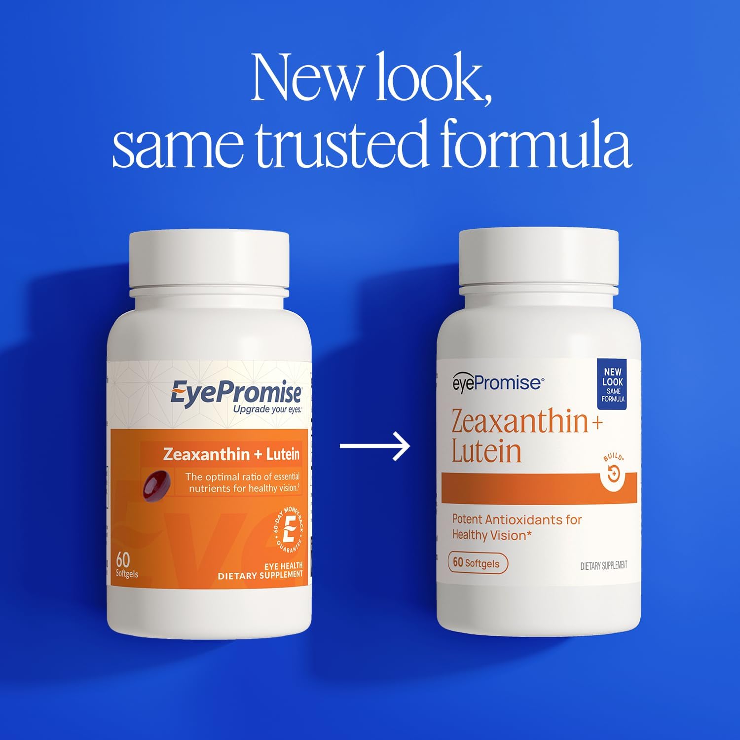 EyePromise Zeaxanthin + Lutein Eye Health Supplements, 60 Softgels | Lutein and Zeaxanthin Supplements to Enhance and Support Healthy Vision, 30-Day Supply (Packaging May Vary) - Image 2