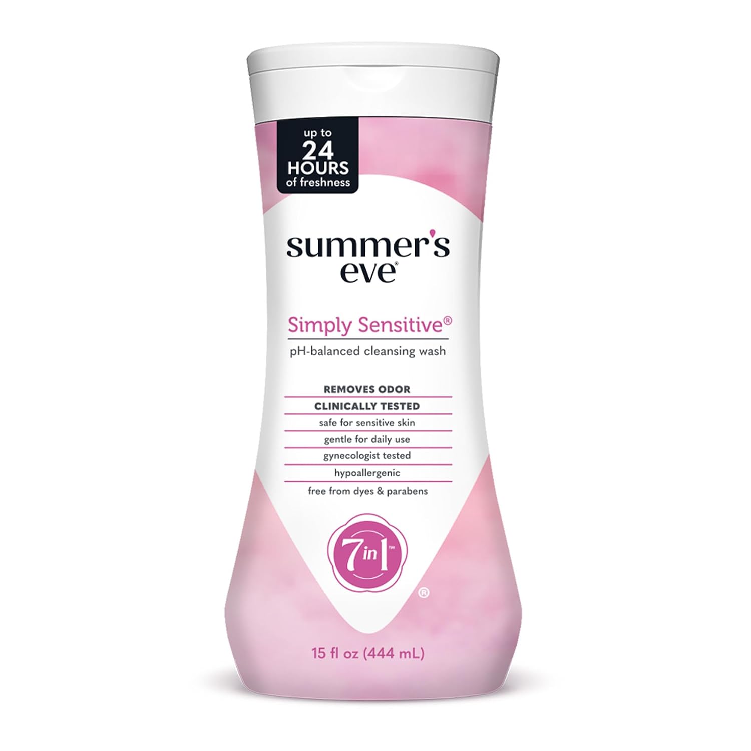 Summer's Eve All-Over Daily Feminine Wash, Simply Sensitive, 15 Fl Oz