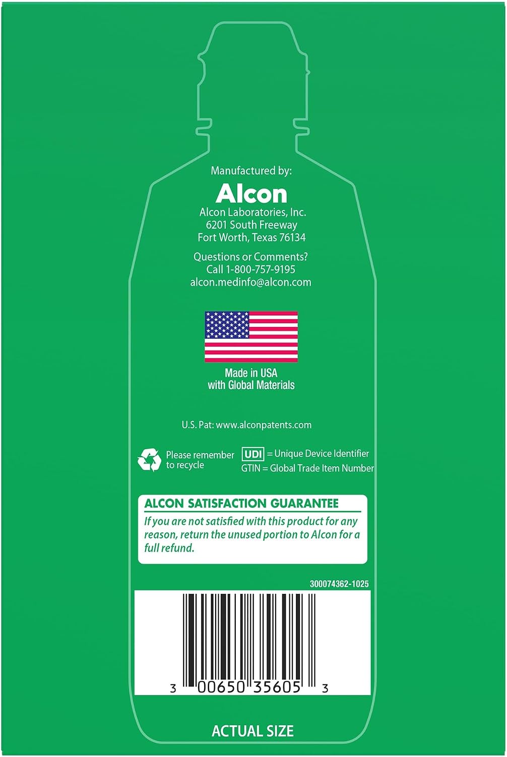 OPTI-FREE Replenish Multi-Purpose Contact Lens Solution, 10 Fl Oz, 2 Pack - Image 4