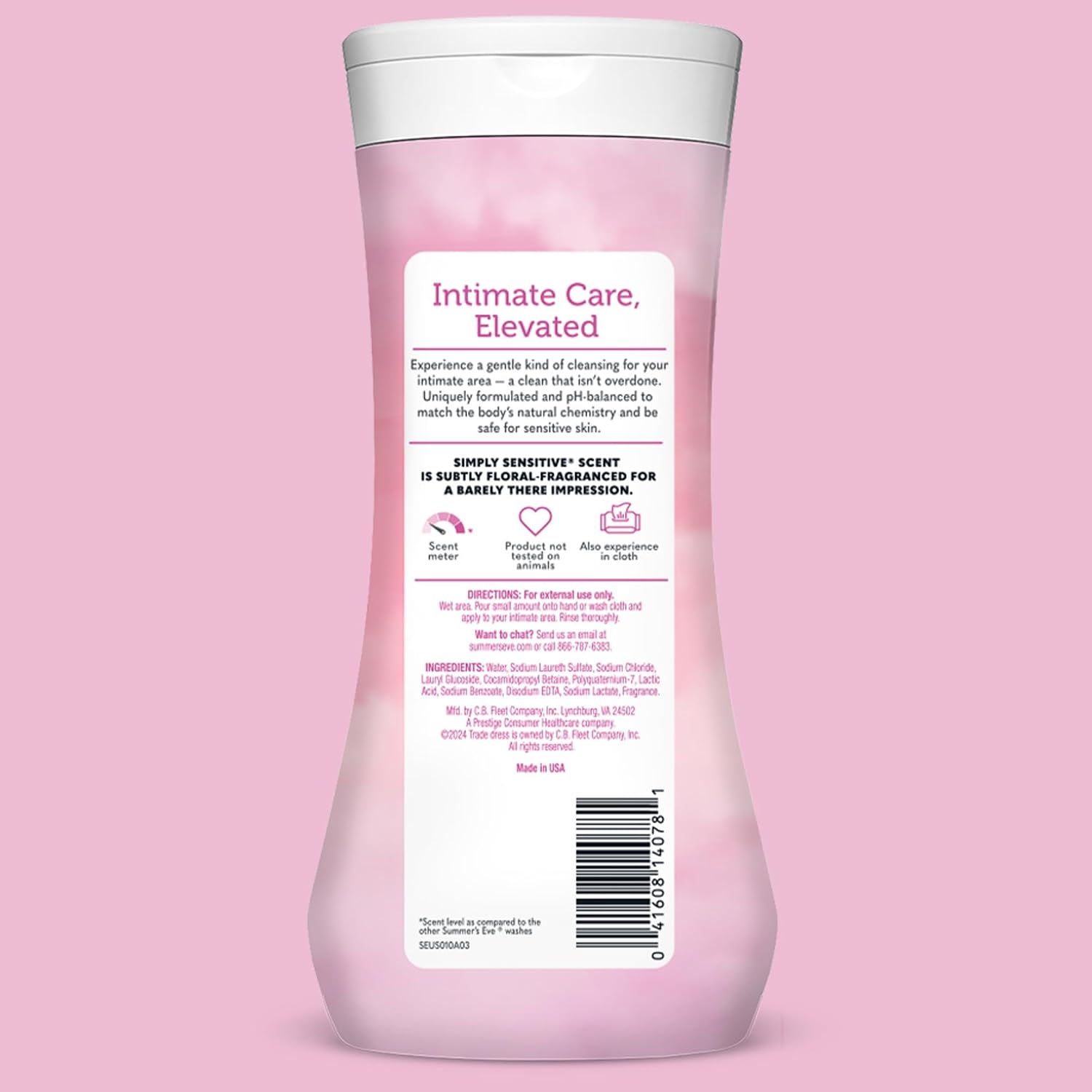 Summer's Eve All-Over Daily Feminine Wash, Simply Sensitive, 15 Fl Oz - Image 7