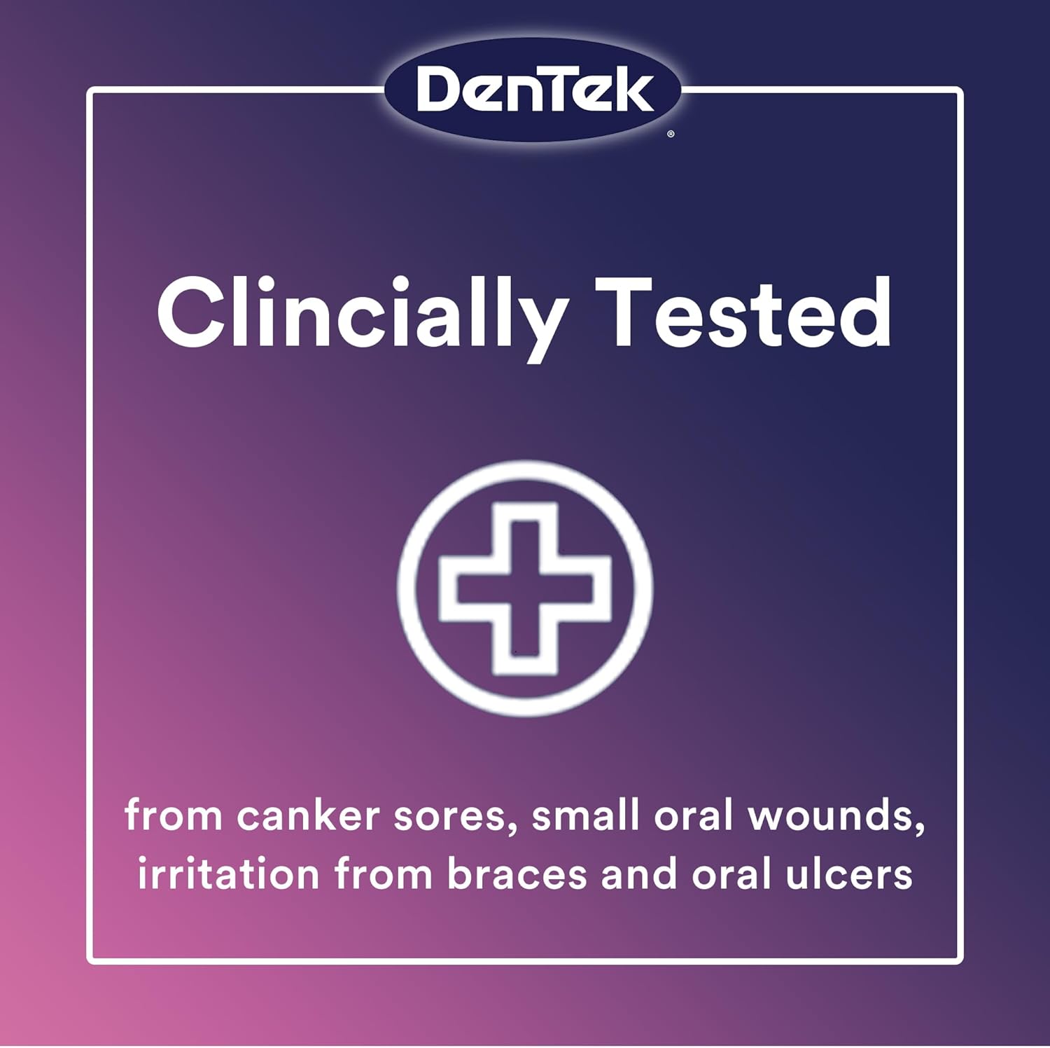 Dentek Canker Sore Relief Patches for Canker Sore Pain Relief, 6 Count | Canker Sore Pain Relief, Helps Relieve Soreness from Braces & Oral Wounds, Mouth Sores Treatment - Image 4