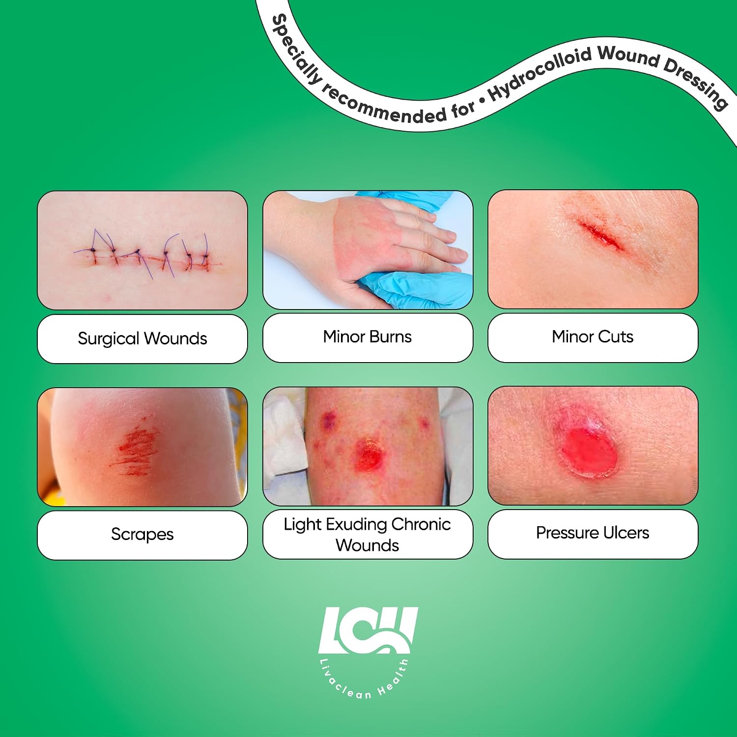 12 CT 4" x 4" Hydrocolloid Bandages Large - Sterile Colloidal Bandages - Adhesive Hydrocolloid Wound Dressing - Individually Packed Extra Large Patches for Wounds, Blisters and Bed Sores - Image 7
