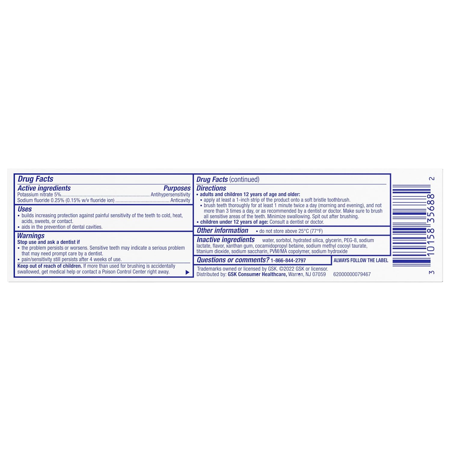 Sensodyne Pronamel Active Shield Whitening Enamel Toothpaste, 3.4 oz x 3 | Helps Defend Against Cavities and Erosion, Cool Mint, Medicare Advantage OTC (MAOTC) Eligible, SLS Free - Image 8