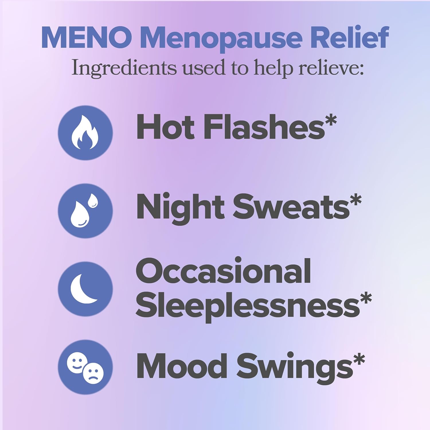 MENO Menopause – Relieve Hot Flashes & Night Sweats – 60-Day Supply - Image 2
