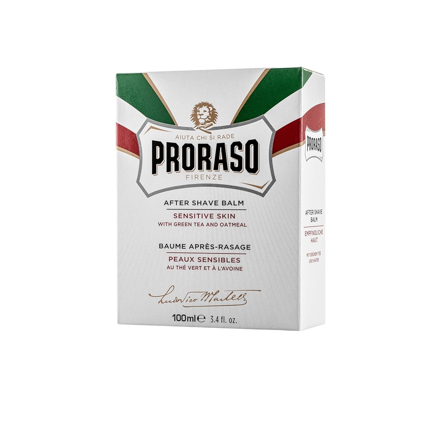 Proraso After Shave Balm for Men, Sensitive Skin Moisturizer with Oatmeal and Green Tea, 3.4 Fl Oz (Pack of 1) - Image 3