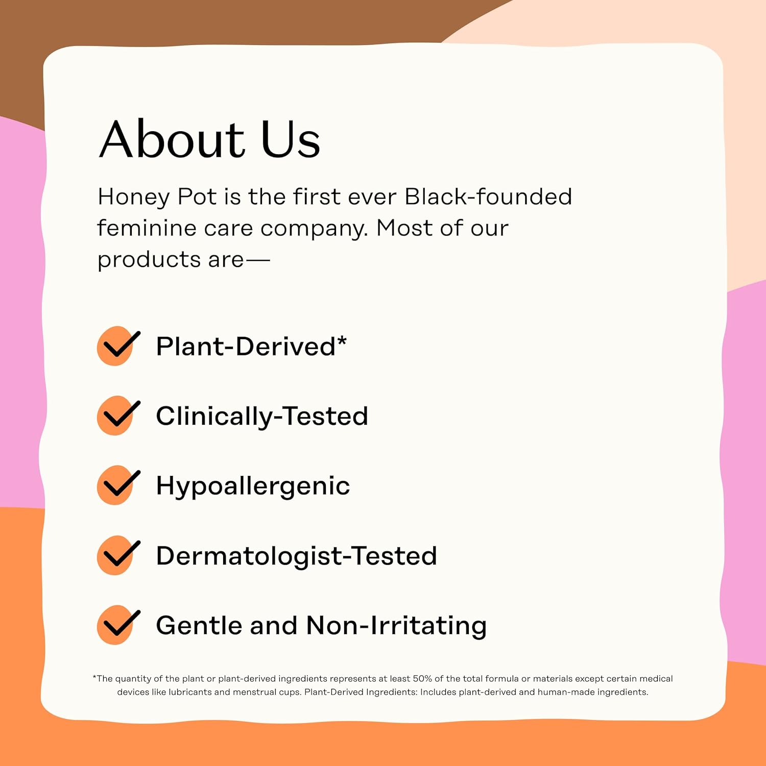 The Honey Pot Company - Cotton Comfort - Heavy Flow Daytime Pads for Women | Non-Herbal - Organic Cotton Cover - Menstrual Pads w/Wings - No Fragrance & Ultra-Absorbent Pulp Core - Feminine Care - 56ct - Image 9