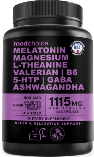 MEDCHOICE 12-in-1 Melatonin 5mg Sle...