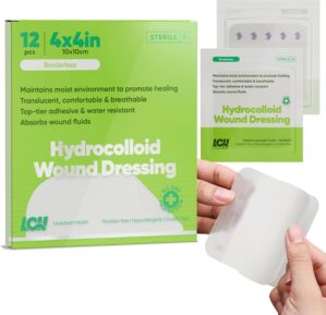 12 CT 4″ x 4″ Hydrocoll...