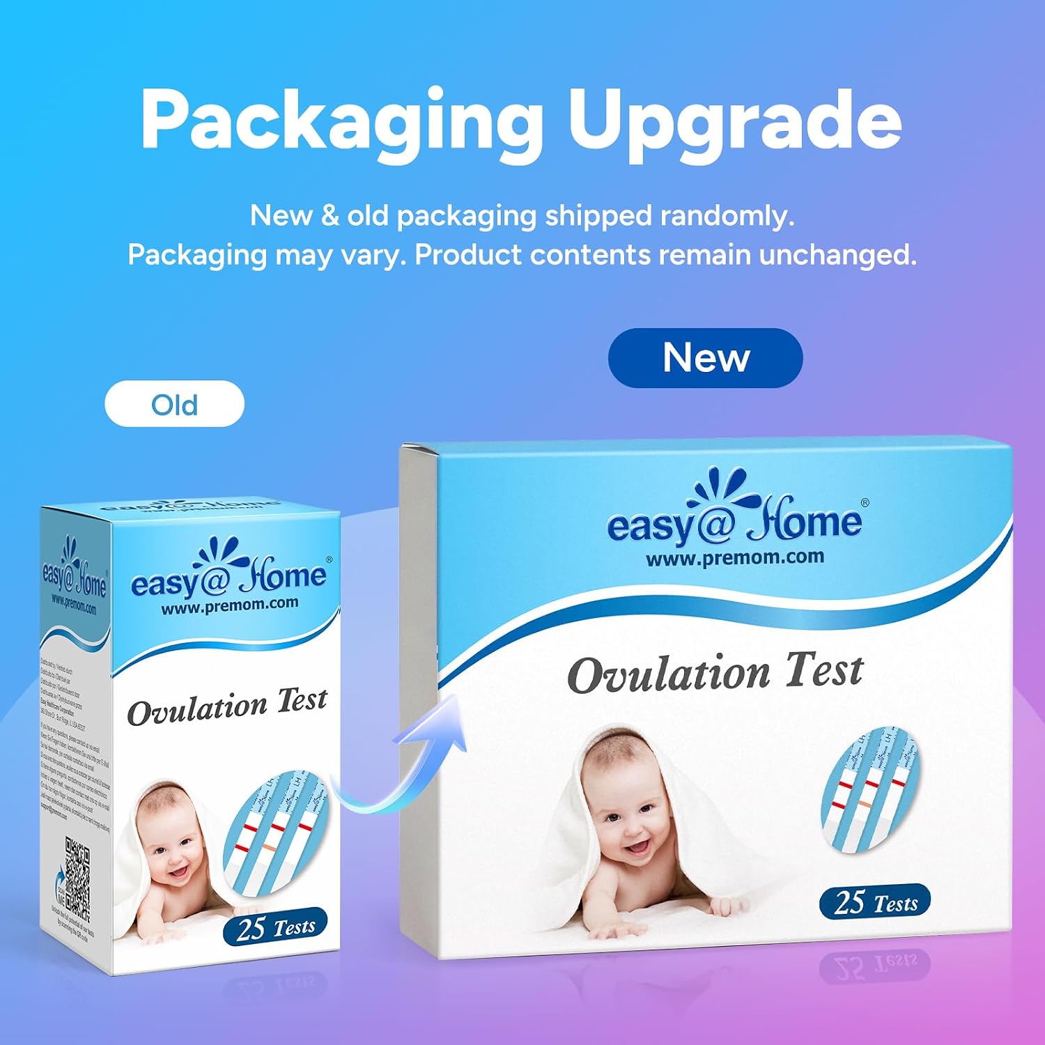 Easy@Home Ovulation Test Strips, 25 Pack Fertility Tests | Ovulation Predictor Kit, Powered by Premom Ovulation Predictor iOS and Android App, 25 LH Strips - Image 6