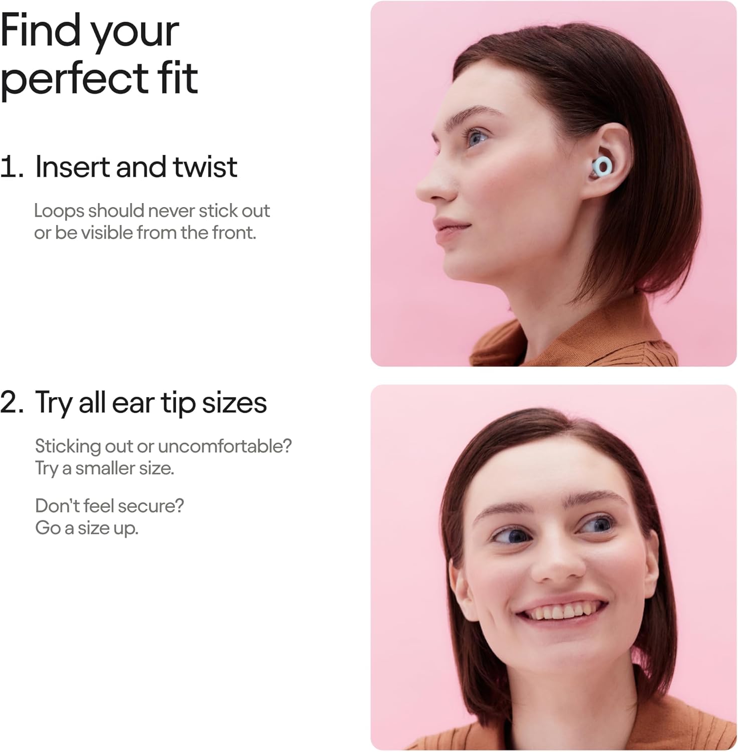 Loop Quiet 2 Ear Plugs - Ultra-Comfy Reusable Hearing Protection for Sleep | 24dB SNR noise reduction. Flexible, customizable fit. Reusable & washable. For deep focus, travel, noise sensitivity - Image 7