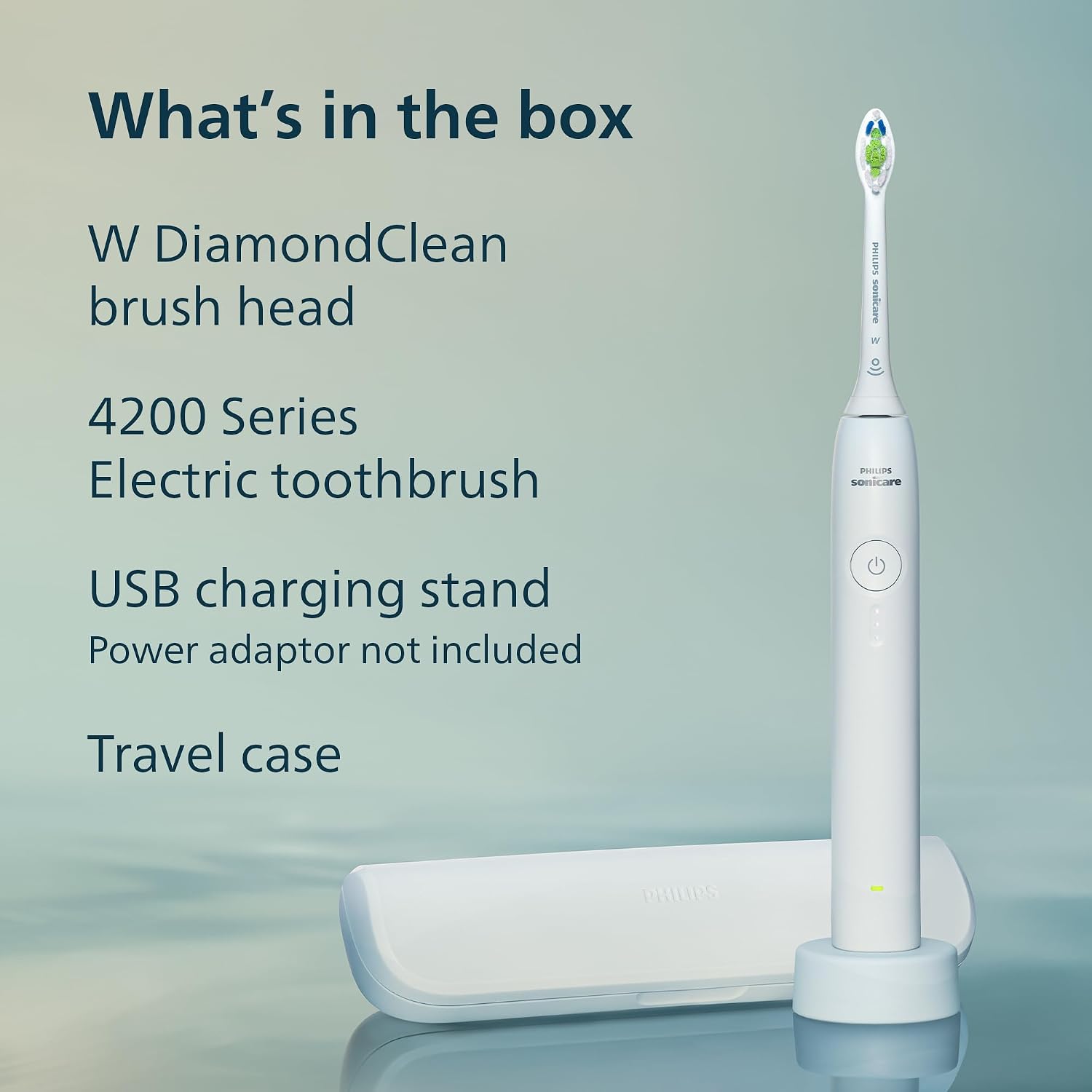 Philips Sonicare 4200 Rechargeable Electric Toothbrush, 1 Brush Head, White | Built-in Pressure Sensor, 3 Brush Settings, 2-Minute Guided Timer, 14-Day Battery, Includes Travel Case, HX4053/62 - Image 8