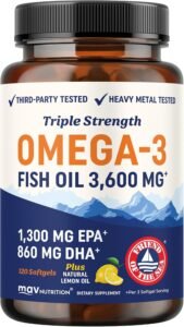 Triple Strength Omega 3 Fish Oil 36...