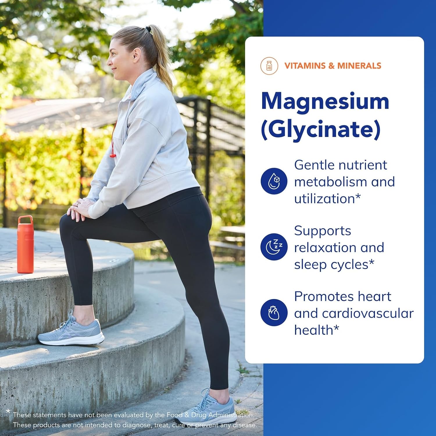 Pure Encapsulations Magnesium (Glycinate) - Supplement to Support Stress Relief, Sleep, Heart Health, Nerves, Muscles, and Metabolism* - with Magnesium Glycinate - 180 Capsules | Supplement to Support Stress Relief, Sleep, Heart Health, Nerves, Muscles, and Metabolism*, with Magnesium Glycinate - Image 3