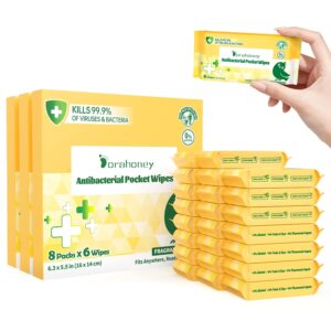 Mini Antibacterial Wet Wipes, 99% W...