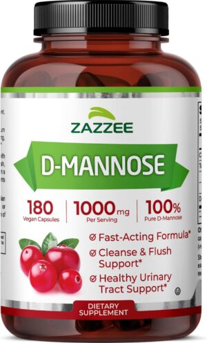 Zazzee D-Mannose, 1000 mg per Servi...
