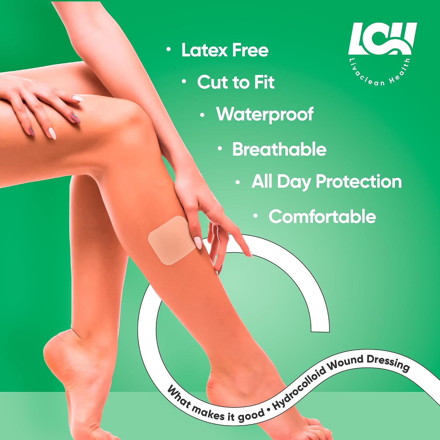 12 CT 4" x 4" Hydrocolloid Bandages Large - Sterile Colloidal Bandages - Adhesive Hydrocolloid Wound Dressing - Individually Packed Extra Large Patches for Wounds, Blisters and Bed Sores - Image 6
