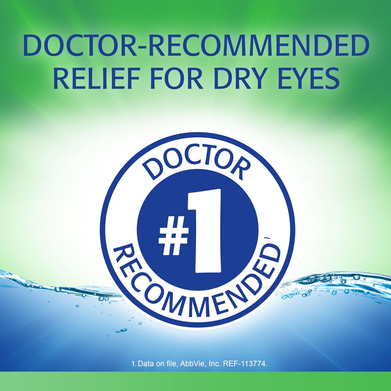 Refresh Tears Eye Drop Liquid Lubricant Bottle, 0.51 Ounce, 2 Pack - Image 2