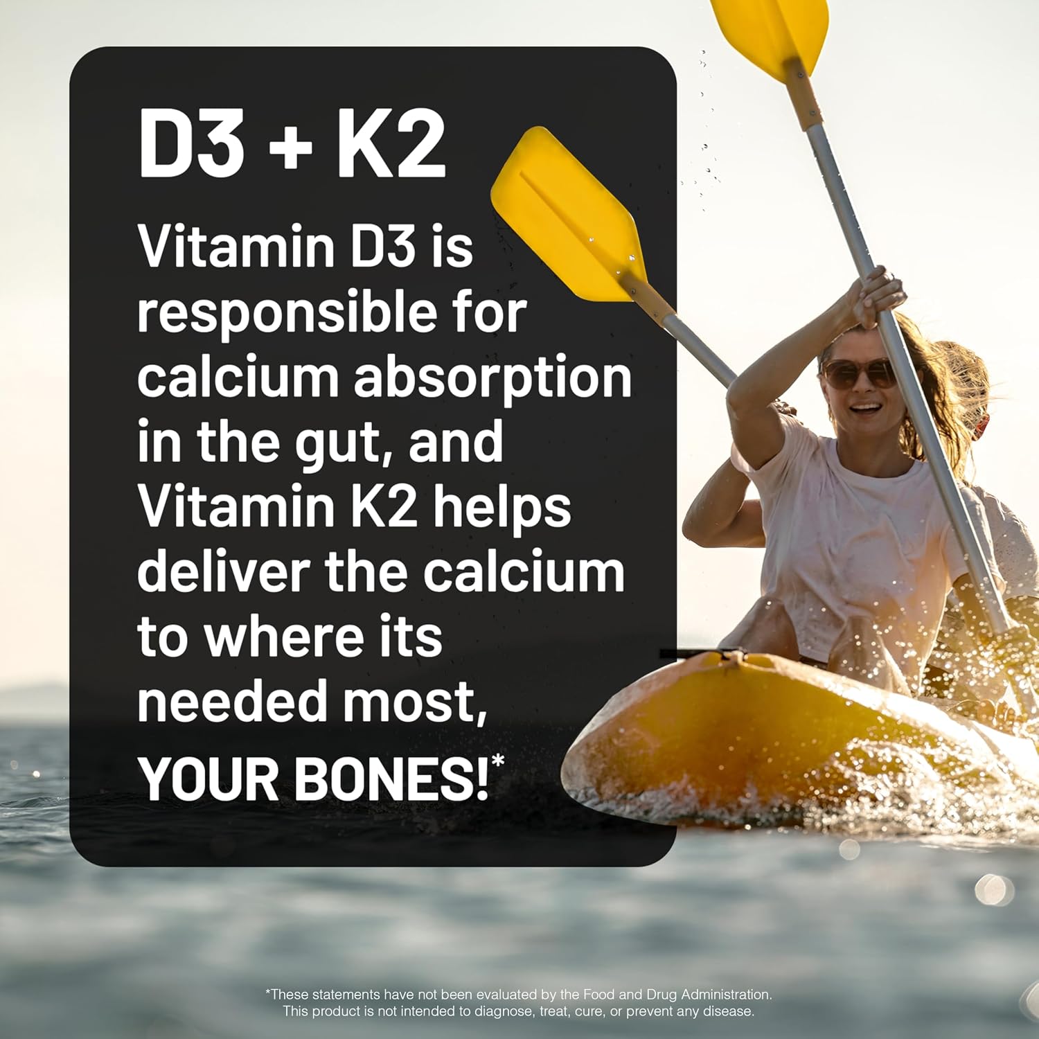 NatureWise Vitamin D3 10,000 IU Plus K2 (MK-7) 200 mcg with Organic Extra Virgin Coconut Oil - Supports Calcium Absorption, Bone, Heart & Immune Health - Non-GMO, Soy & Gluten-Free - 30 Softgels - Image 2