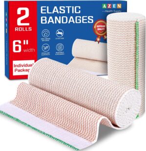 AZEN Premium 2 Pack Elastic Bandage...
