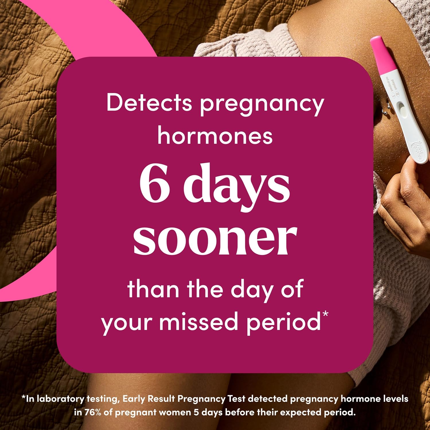 First Response Early Result Pregnancy Test, 5 Count Pack of 1 | Test As Early As 6 Days*, Over 99% Accurate*, Early Pregnancy Detection, Answers In 3 Minutes - Image 6