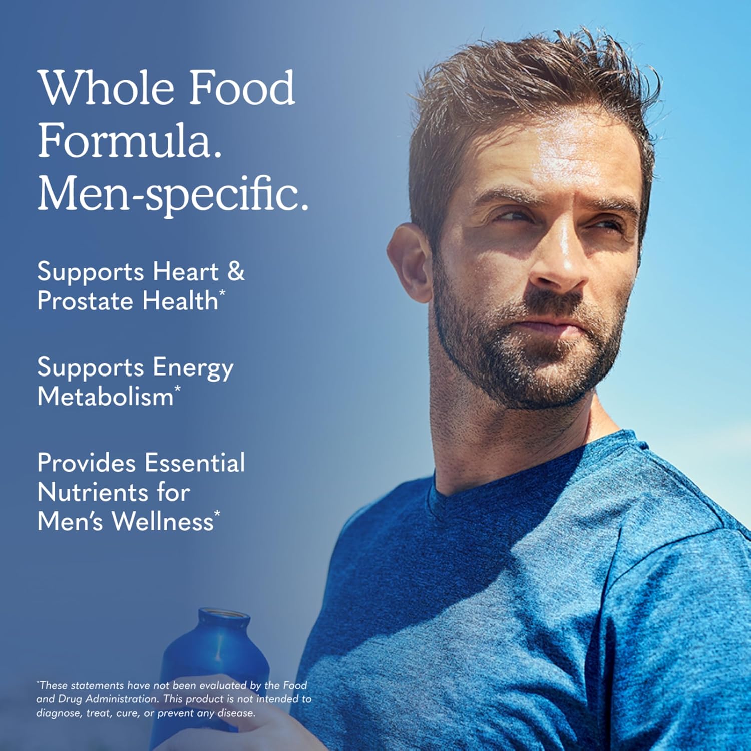 Garden of Life Once Daily Whole Food Multivitamin for Men, Organic Mens Vitamins & Minerals, Vitamin C, Zinc, Vegan, for Health & Well-Being, 60 Tablets | Organic Mens Vitamins & Minerals, Vitamin C, Zinc, Vegan, For Health & Well-Being, Whole Food - Image 4