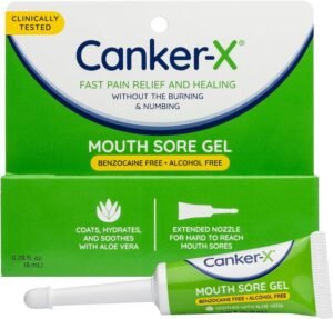 Canker-X Mouth Sore Gel, Fast Pain ...