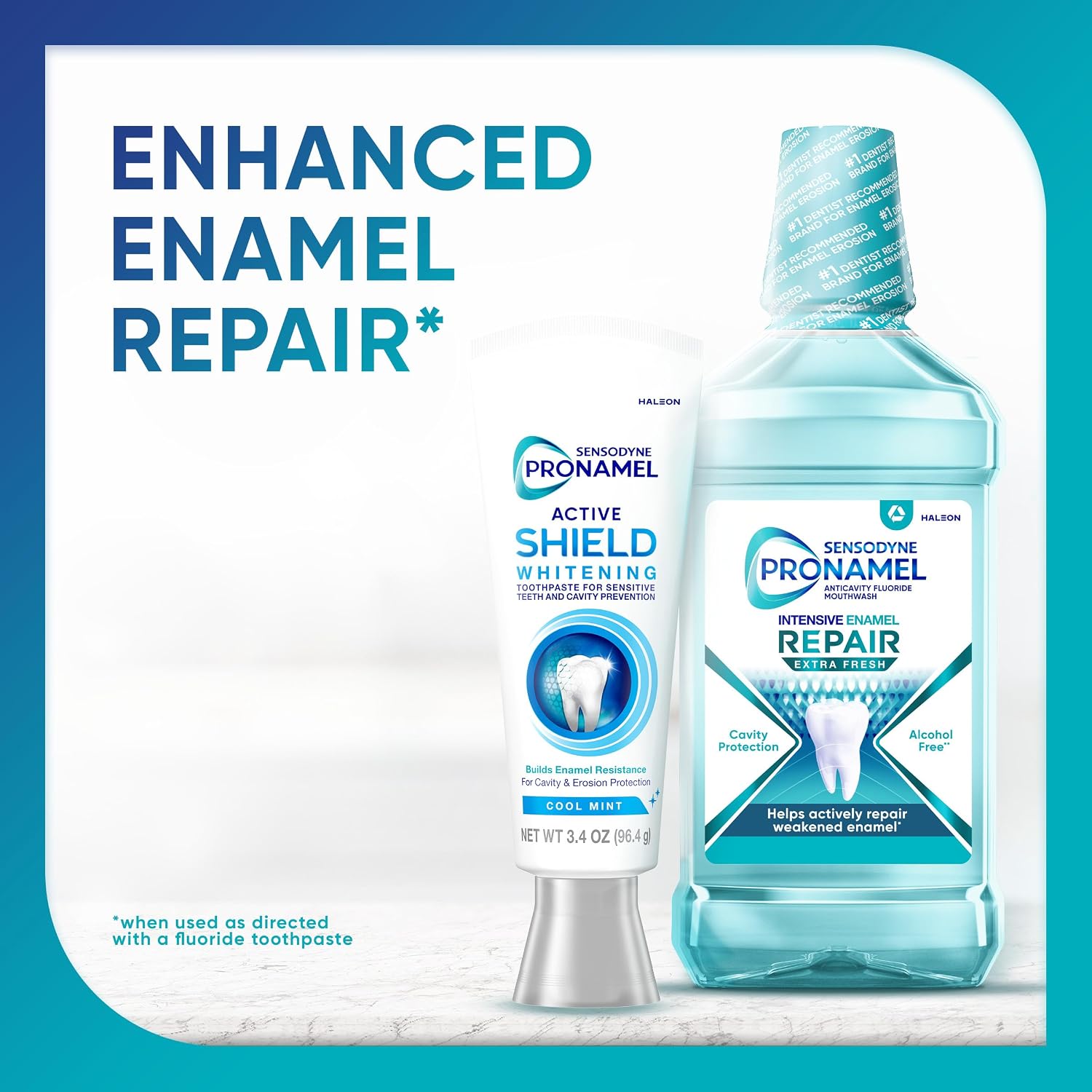 Sensodyne Pronamel Active Shield Whitening Enamel Toothpaste, 3.4 oz x 3 | Helps Defend Against Cavities and Erosion, Cool Mint, Medicare Advantage OTC (MAOTC) Eligible, SLS Free - Image 6