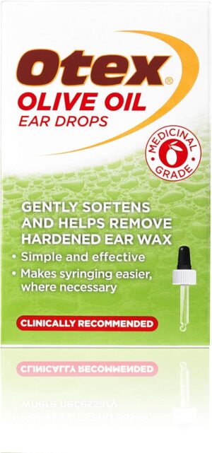 Otex Olive Oil Ear Drops For Natura...