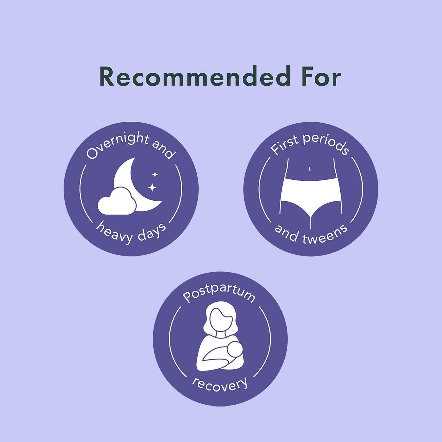 Rael Disposable Period Underwear, Organic Cotton Cover (Size L-XL, 20 Ct) | Leak Locker, Unscented, Extended Coverage for Women, Period Essentials, Postpartum Essentials, Feminine Care - Image 8