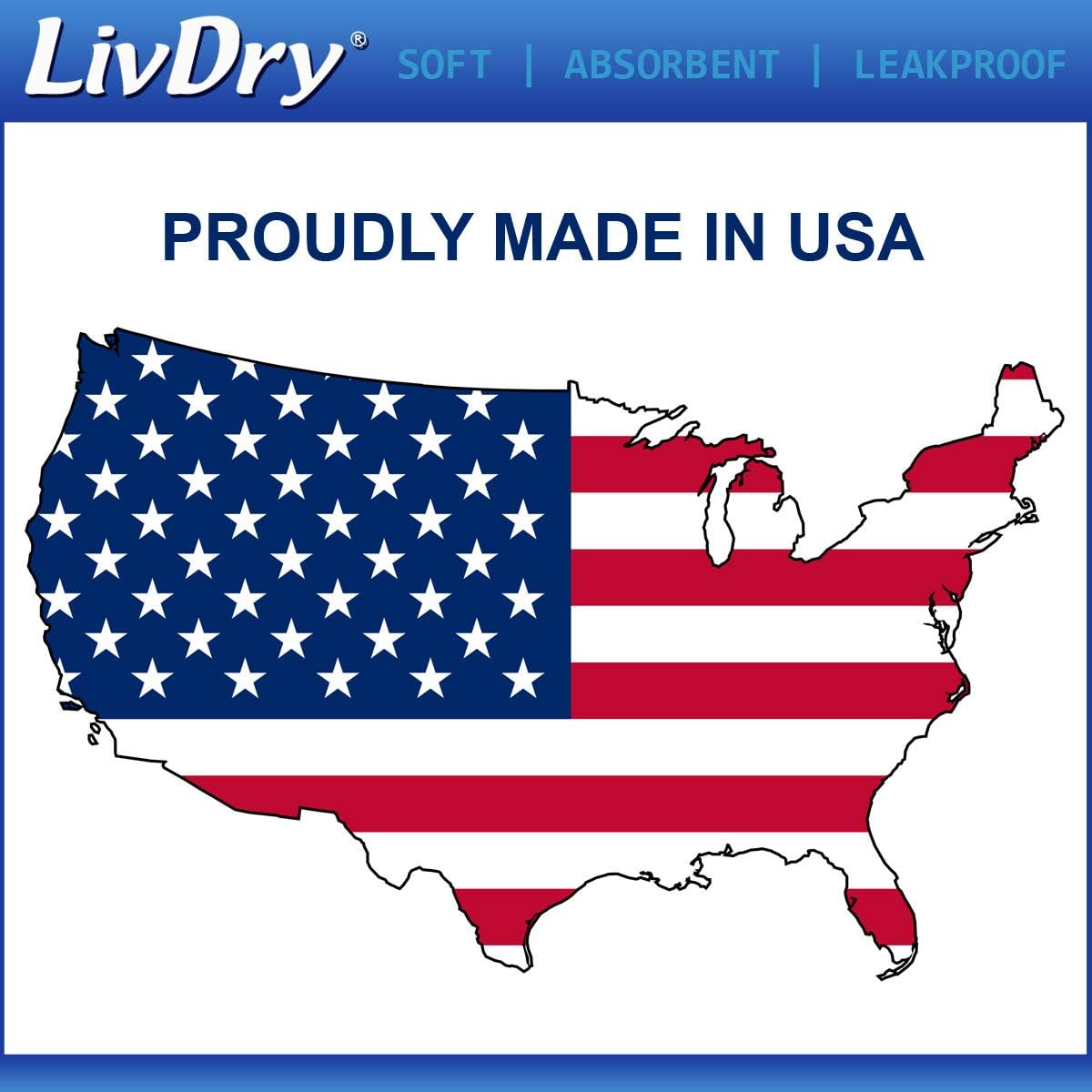 LivDry Ultimate 2XL Adult Incontinence Underwear, Max Absorbent Diapers for Women and Men, XXL 60” -80" Waist, Leak Proof Cuff, XX-Large, 44 Pack - Image 9