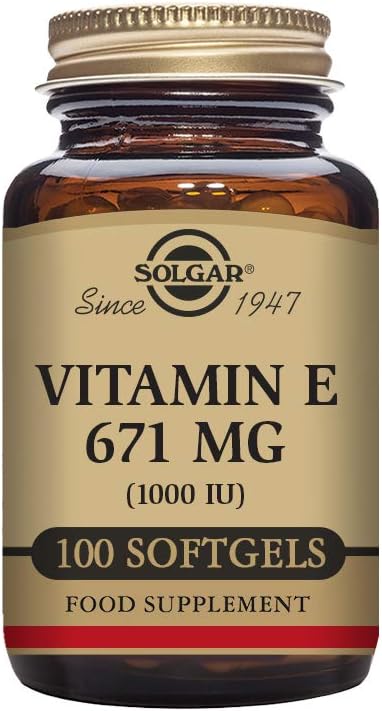 Solgar Vitamin E 670 mg (1000 IU), 100 Mixed Soft Gels - Non GMO | Suitable for Vegetarians, Gluten Free - Image 4