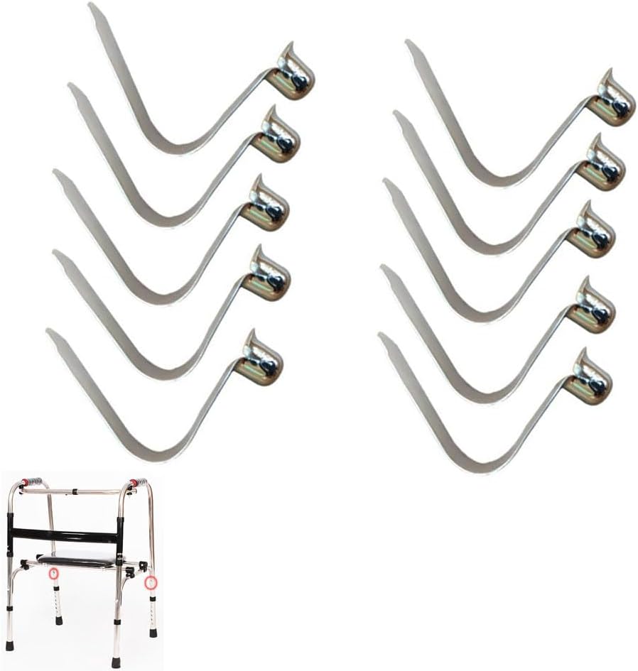 10 Pack Folding Walker Height Adjus...