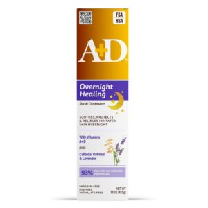 A+D Overnight Healing Diaper Rash O...