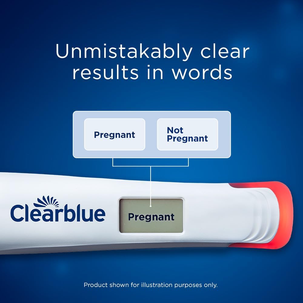 Clearblue Early Digital Pregnancy Test, Early Detection at Home Pregnancy Test, 2 Ct - Image 6