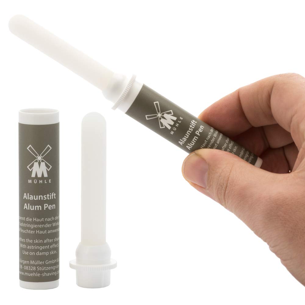 MÜHLE Sea Buckthorn Shaving Essentials Bundle – Includes Shaving Cream (75ml), Aftershave Balm (100ml), All Natural Alum Stone Styptic Pencil | Complete Shave Care Kit for Men - Image 6