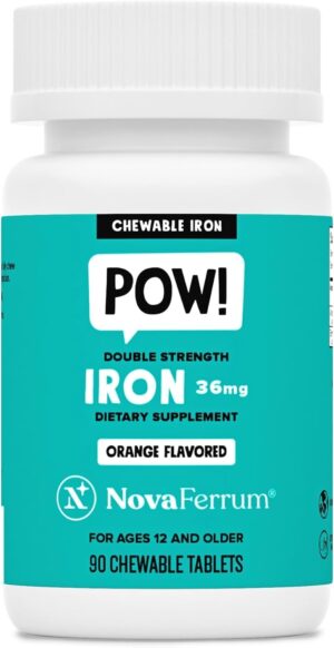 NovaFerrum Pow Chewable Iron Supple...