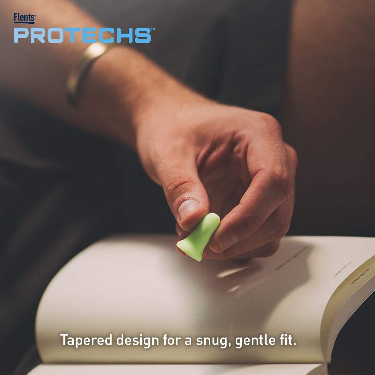 Flents Protechs Quiet Contour Foam Ear Plugs, NRR 33, 10 Pair, Green | Reusable Foam Ear Plugs for Sleeping, Snoring, Loud Noise, Traveling, Concerts, Construction, Studying, Work & Shooting - Image 8