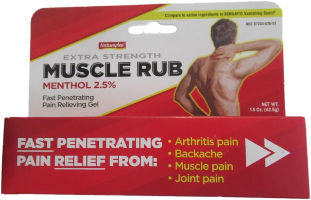 Natureplex Muscle Rub Gel, Extra-St...