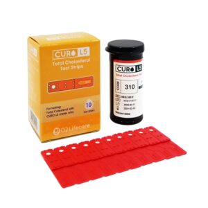 CURO L5 Blood Cholesterol Test Stri...