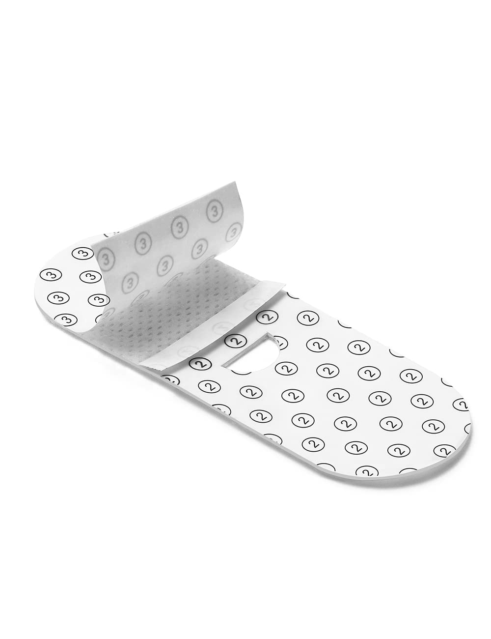 Upgraded Adhesive Patch Refill Pack Compatible with stoiQ and VAVA Smart Baby Thermometers - 12 Non Woven Sticker Bands |%15 More Adhesion and%70 Longer Attachment Compared to OEM Patches. - Image 2