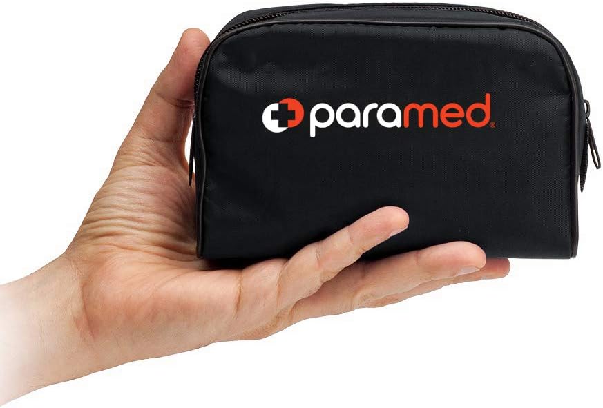 PARAMED Aneroid Sphygmomanometer – Manual Blood Pressure Cuff with Universal Cuff 8.7-16.5" and D-Ring – Carrying Case in the kit – Black – Stethoscope Not Included - Image 6