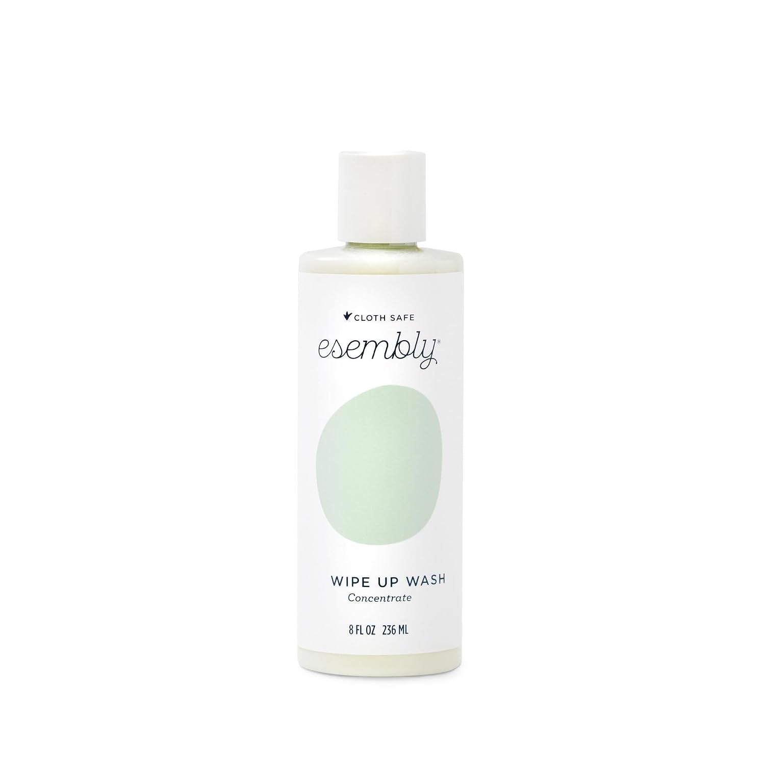 Esembly Wipe Up Wash Refill, Organic No-Rinse Foaming Wipes Solution, Natural Baby Wipe Solution for Reusable Wipes, Concentrate Refill Only, 8oz Bottle