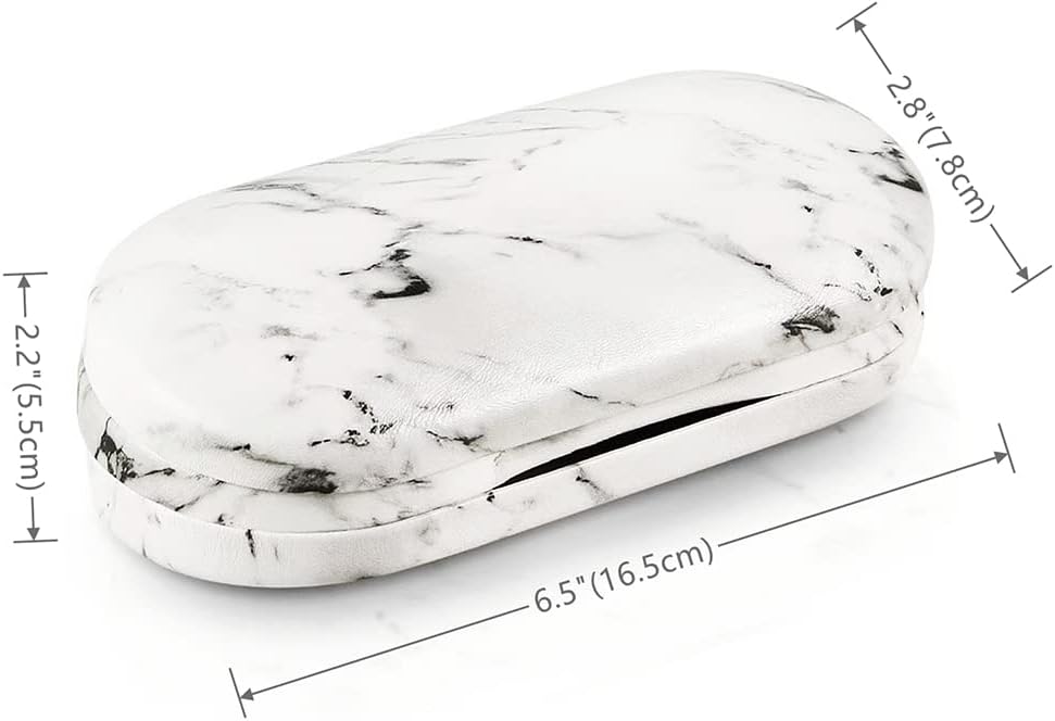 AITIME 2 in 1 Contact Lens and Glasses Case Combo,Contact Travel Case Kit | Double Sided Eye Contact Case with Remover Tool,Storage Organizer Accessories,Cute Eyeglasses Case with Contact Holder - Image 6