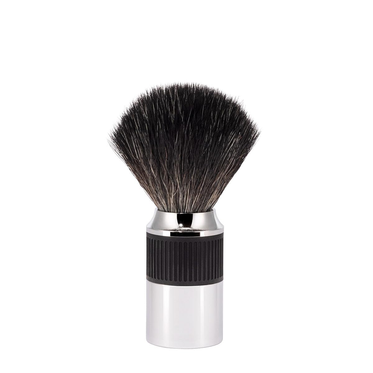 MÜHLE NEO Bundle - 4 Piece Set - Safety Razor Chrome-Plated Blades, Cream, After Shave - Closed Comb, Rubber Grip, Black - Image 3