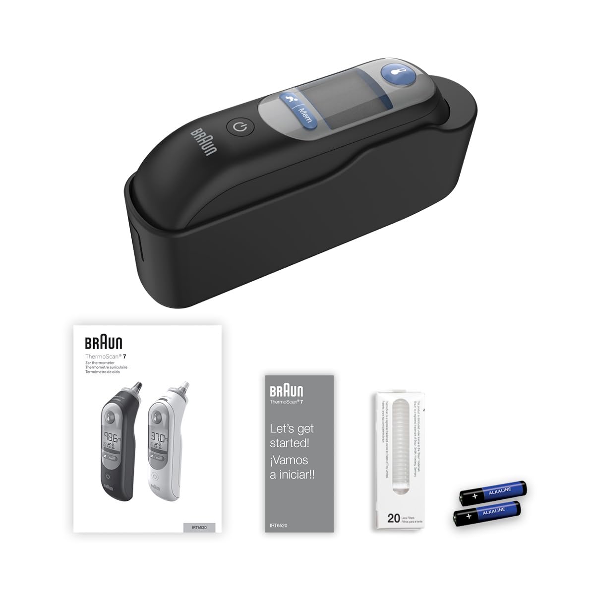 Braun ThermoScan 7 Digital Ear Thermometer for Adults, Babies & Infants | Age-Adjusted Fever Guidance Thermometer, No. 1 Brand Recommended by Pediatricians - Image 7