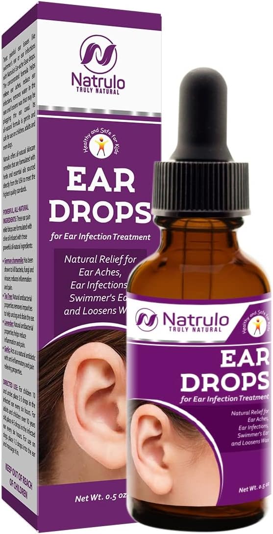 Natural Ear Drops for Ear Infection...