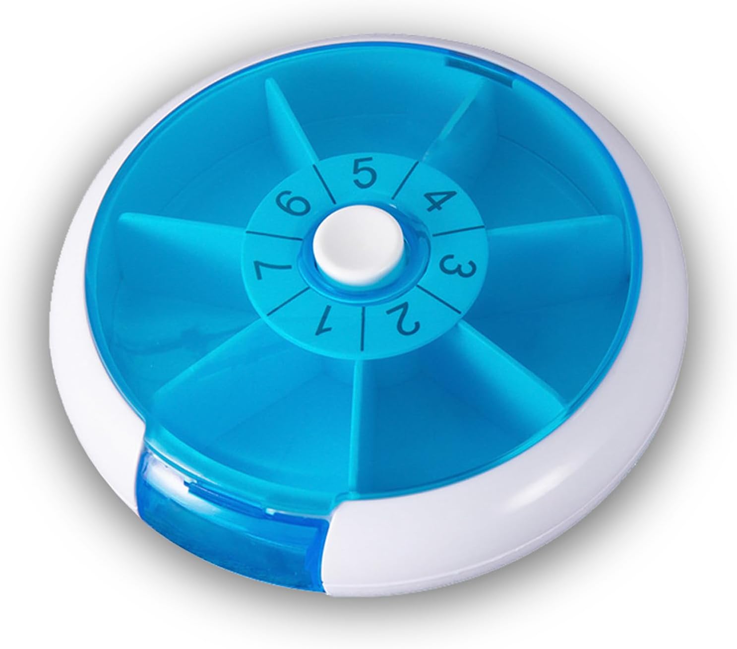 7 Day Rotary Pill Organizer One-Han...