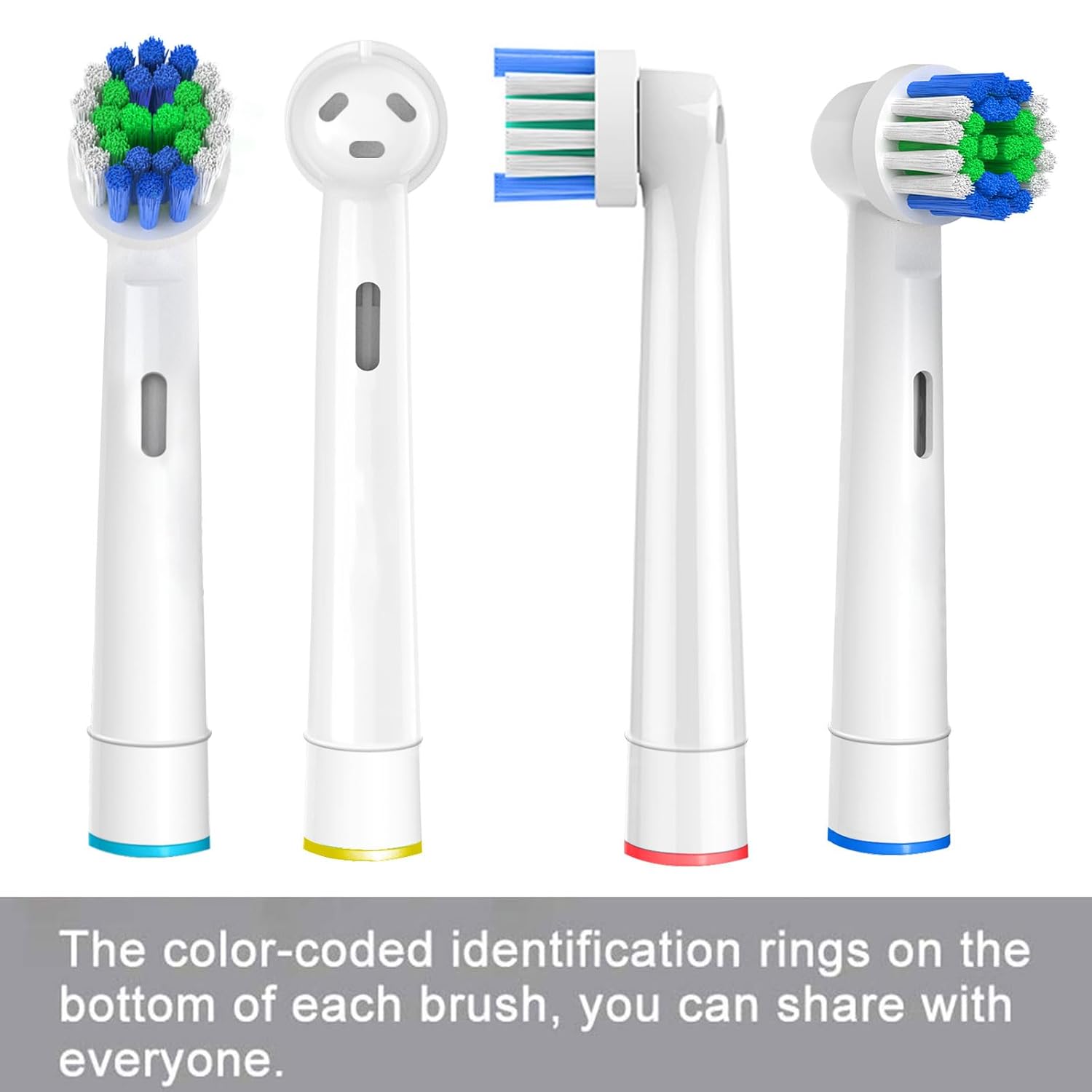 Replacement Toothbrush Heads Compatible with Oral B Braun, 12 Pcs | Professional Electric Toothbrush Brush Heads, Compatible with Oral B Replacement Heads Refill, 7000/Pro 1000/9600/500/3000 - Image 5
